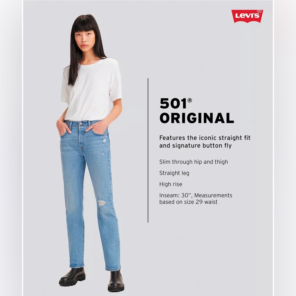 Levi’s 501 NWT Original Straight Leg